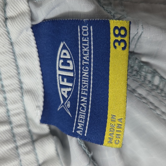 AFTCO Men's Marlin Camo Fishing Casual Shorts Size 38 - Picture 6 of 9